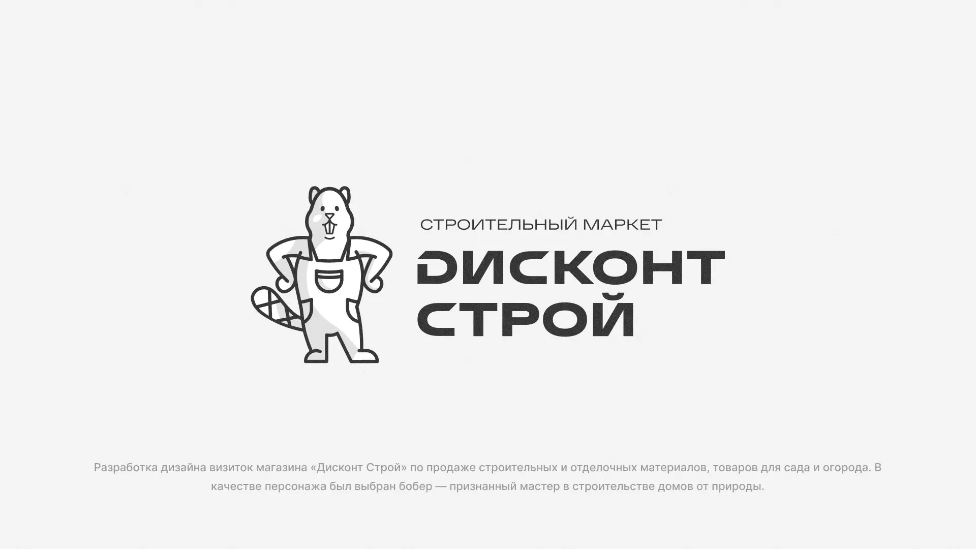 Разработка дизайна визиток магазина «Дисконт Строй» в Александровске-Сахалинском